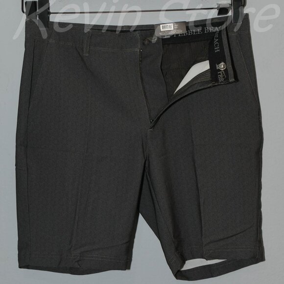3 pairs Tan , Navy, Black - Pebble Beach Men’s‎ Dry-Luxe Performance Shorts - Picture 4 of 14